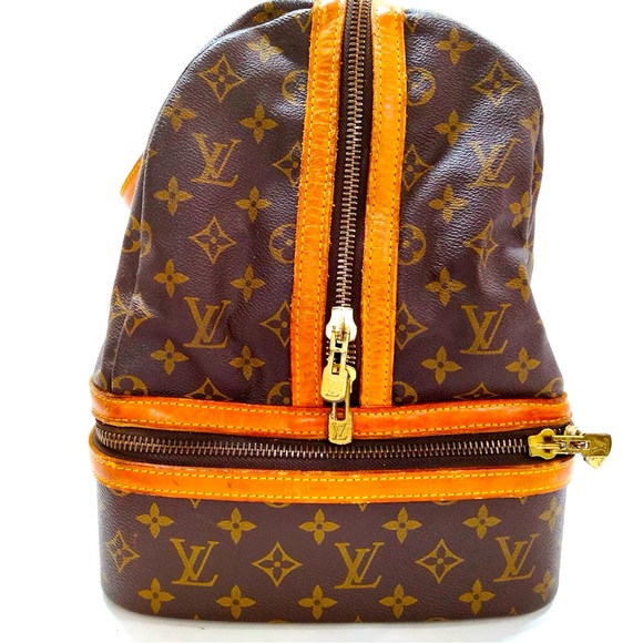 Louis Vuitton LV Travel Bag Sacsport Brown Monogram made in France ๐ซ๐ท 874 .V.L - Picture 3 of 8